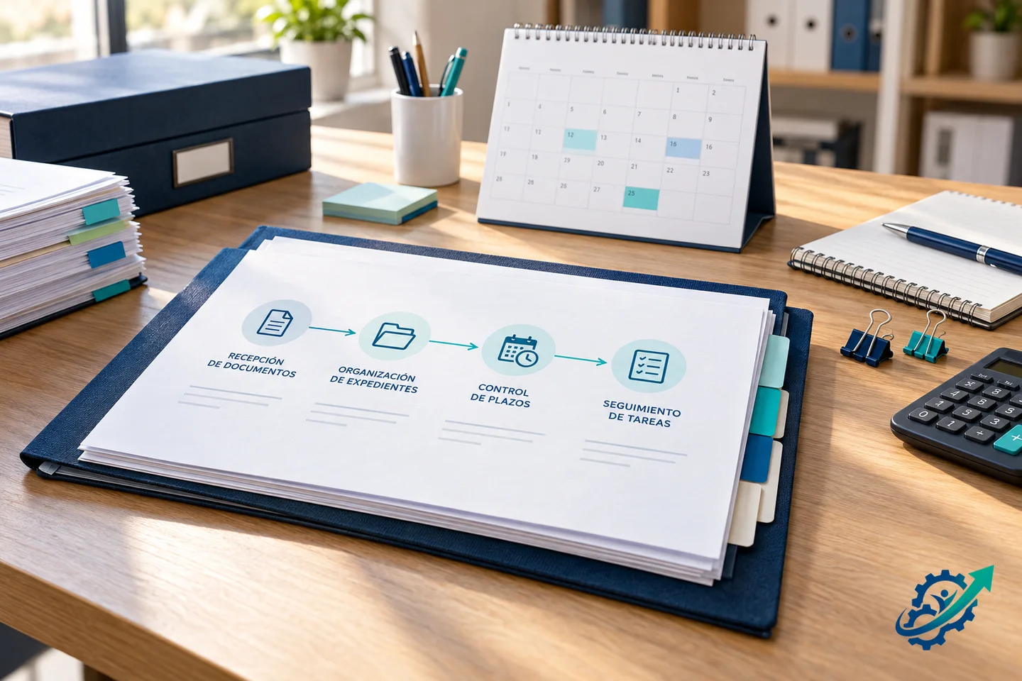 Organización de documentación, datos y comunicaciones para asesorías