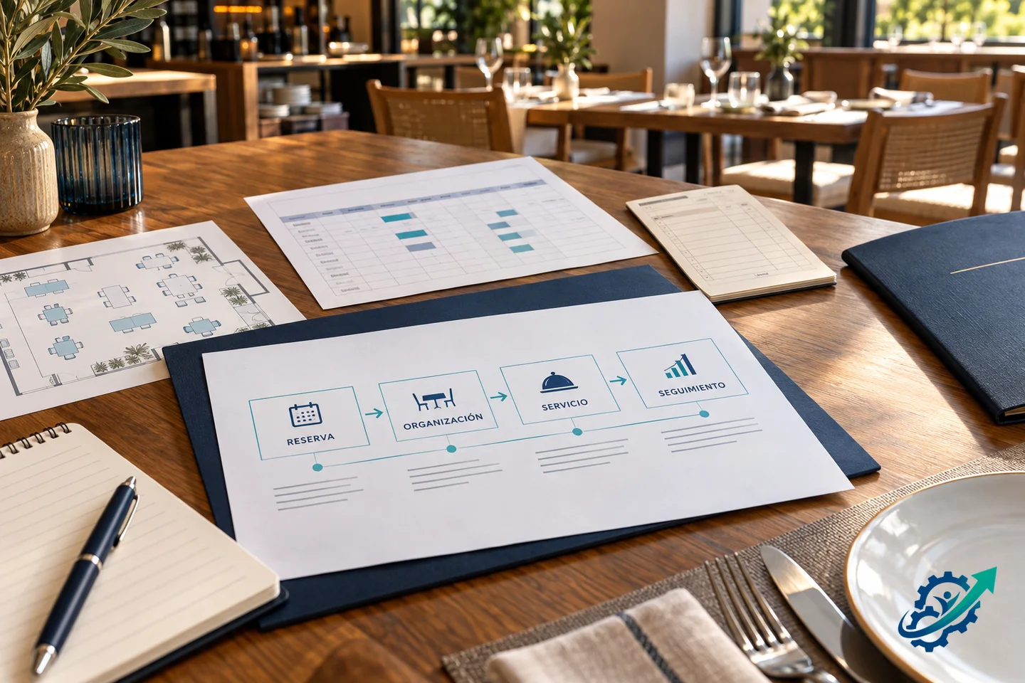 Gestión de reservas, llamadas, mensajes y reseñas para restaurantes