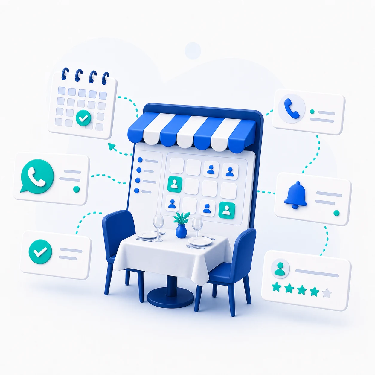 Caso práctico: Automatización para restaurantes con reservas, WhatsApp, llamadas, confirmaciones, recordatorios y reseñas de clientes